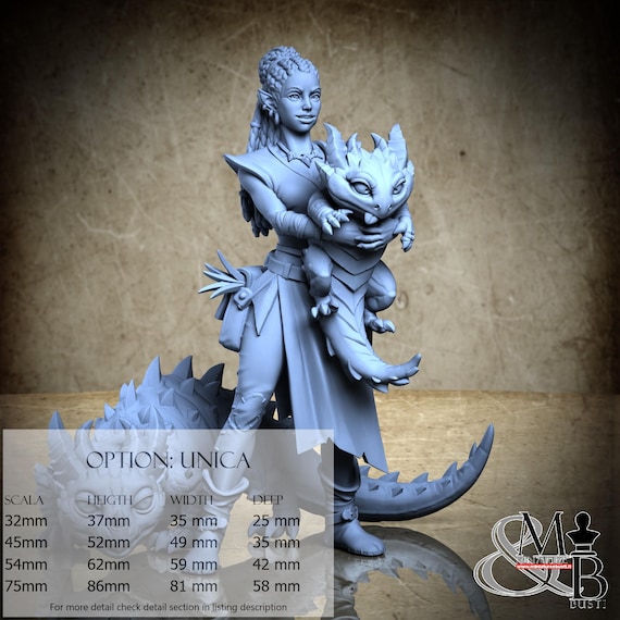 Aira, Wingforge, by Great Grimoire, miniature to assemble and paint, resin