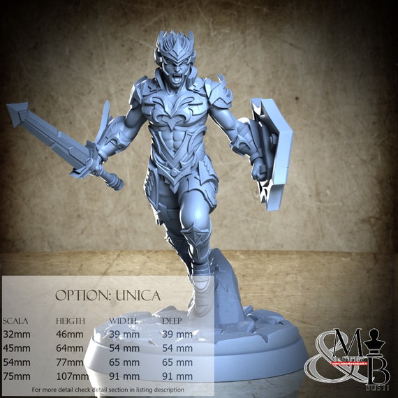 Caladrius, Visarian Nobles, by Clay Cyanide Miniatures, miniature to assemble and paint, resin