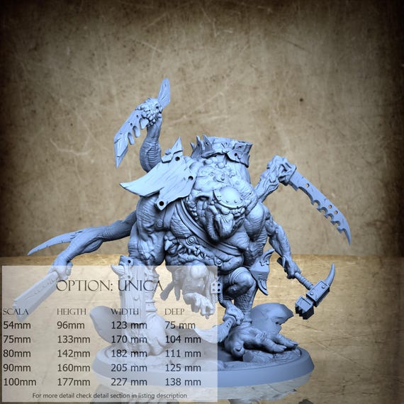 Mishmasha Sproutspewer - 3D-Printed Resin Miniature | Archvillain Bestiary V Collection