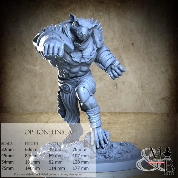 Rendon, Baseco District, by Clay Cyanide Miniature, miniature to assemble and paint, resin