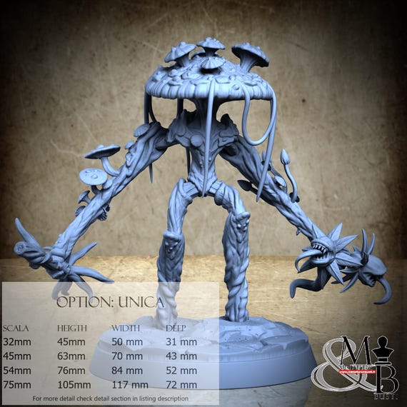 Beardmoss, Shroomkin, by Clay Cyanide Miniatures, miniature to assemble and paint, resin