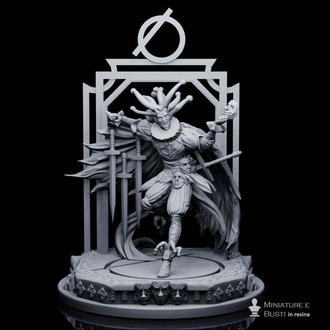 The Fool, Tarot, Resin Miniature to Assemble and Color, Role-playing ...