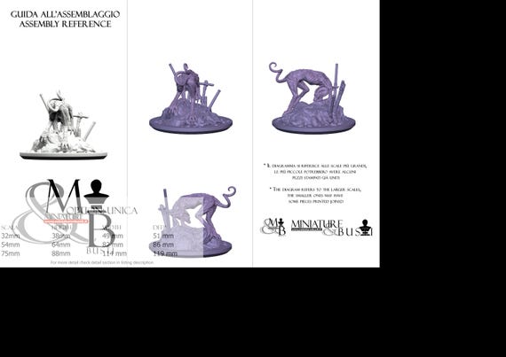 Sigbin, Philippine Mythology, by Clay Cyanide Miniatures, miniature to assemble and paint, resin