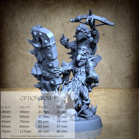 Blocknsock Chucks - 3D-Printed Resin Miniature | Stumpkin Collection - Scrapblood Onslaught