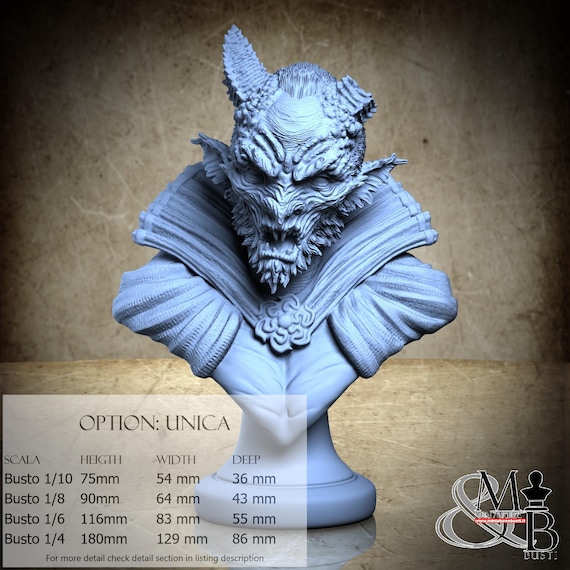 Dracula, November 2023, by Claydemon, miniature to assemble and color, resin