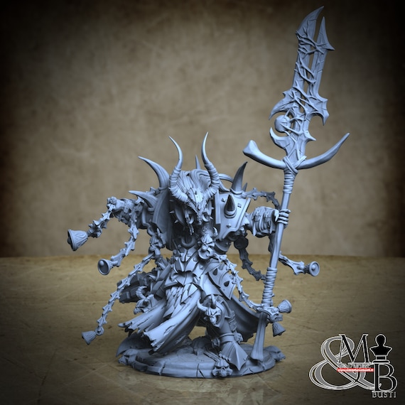 Nashgur - Infernal Emissary, Archvillain Society X, by Archvillain Games, miniature to assemble and paint, resin