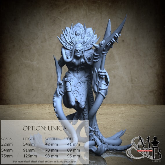 Deep Sea Shaman, miniature to assemble and color, in resin