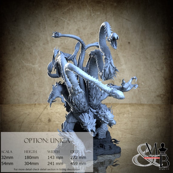 Kagon Aspect of Demogorgon, miniature to assemble and color, in resin