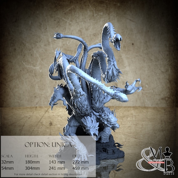 Kagon Aspect of Demogorgon, resin miniature to assemble and paint