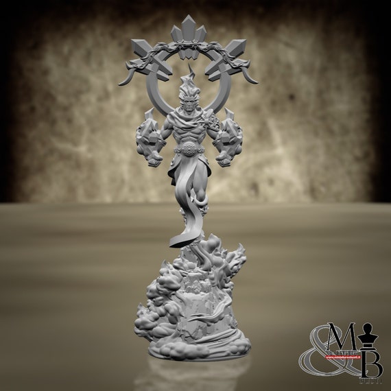 Apollo, resin miniature to assemble and color, role-playing games, DnD, RPG, GDR, Anime