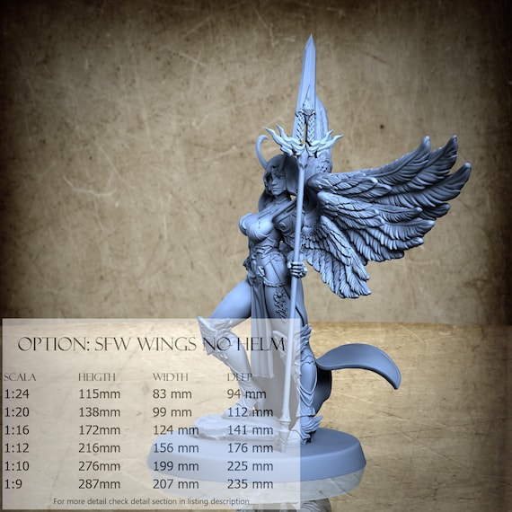 Valkyrie 2 - 3D-Printed Resin Miniature | July 2025 Collection