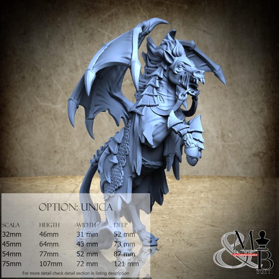 Dark horse, Celestial Gambit - Shadowborn Vanguard, by Great Grimoire, miniature to assemble and paint, resin