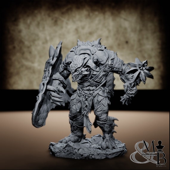 Outworld Vanguard (Pose 2), resin miniature to mount and color, role-playing, DnD, RPG, RDR, Archvillain Games