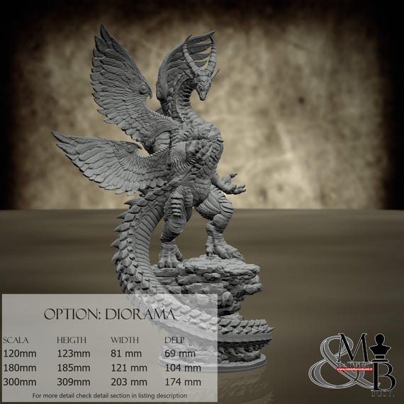Apsu - Resin Miniatures - DnD, RPG, Wargame, and Display to Color - Dragon Blood