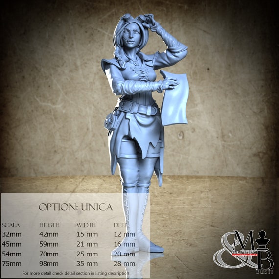 Sally35, Gathering Storm, Great Grimoire, miniature to assemble and colour, in resin