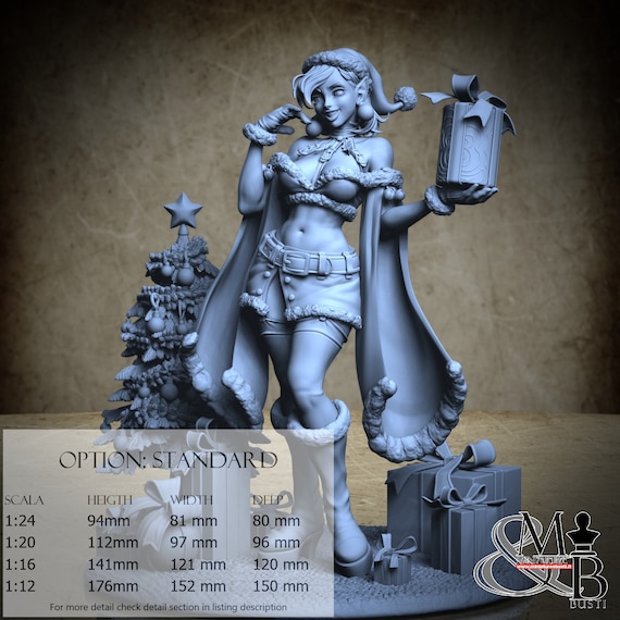 Polina, Pin-up (2 Styles), by Ronin Art Workshop, miniature to assemble and color, resin