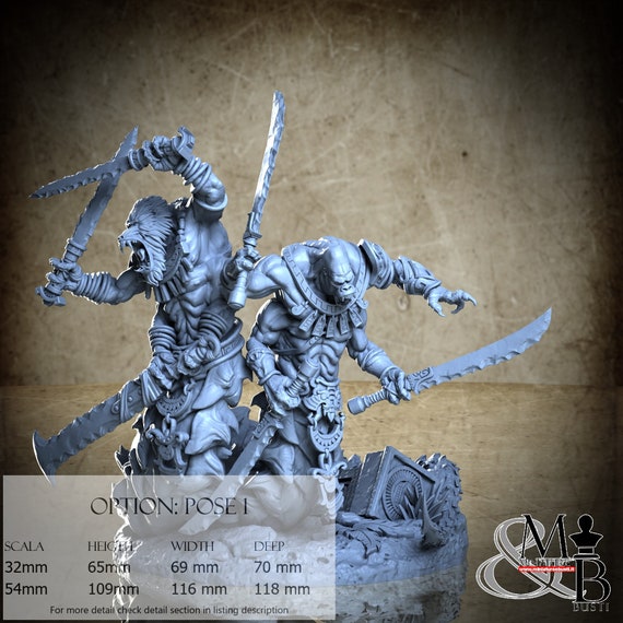 Teraton Tamareth, Tome of Demons Vol. III (4 Stili), di Archvillain Games, miniatura da assemblare e colorare, resina