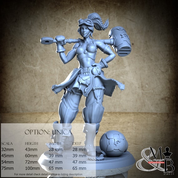 Fuze, the Quantum Smasher, Beneath the splintered city, by Great Grimoire, miniature to assemble and paint, resin