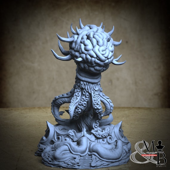 The Elder Brain, Descent into madness, by Archvillain Games, miniature to assemble and color, resin
