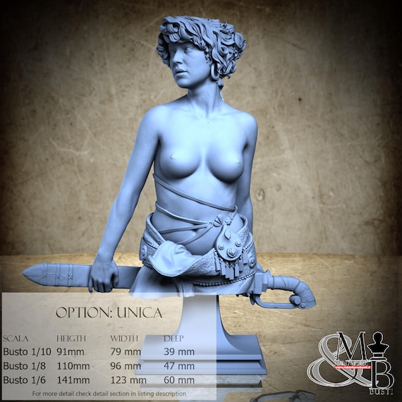 Salome Bust, June 2024, by Kuton, miniature to assemble and paint, resin