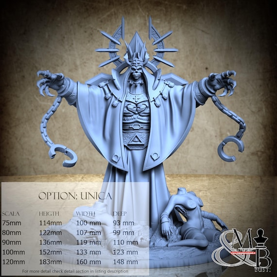 Manuellus Oraros, Sodom and Gomorrah, by Clay Cyanide Miniatures, miniature to assemble and color, resin