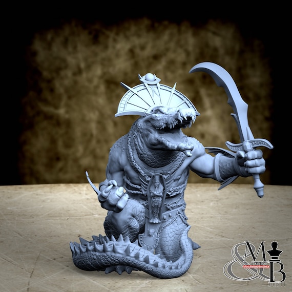 The Underground Monstrosity, miniature to assemble and color, in resin