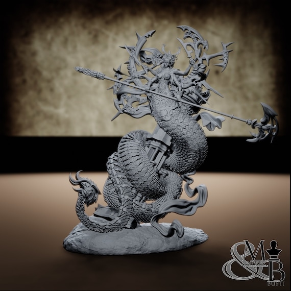 Essetria, resin miniature to be assembled and colored, role-playing games, DnD, RPG, RDR, Archvillain Games