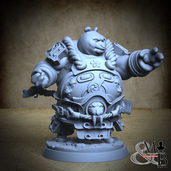 Jun-Jun, Pon Village, by Clay Cyanide Miniature, miniature to assemble and color, resin