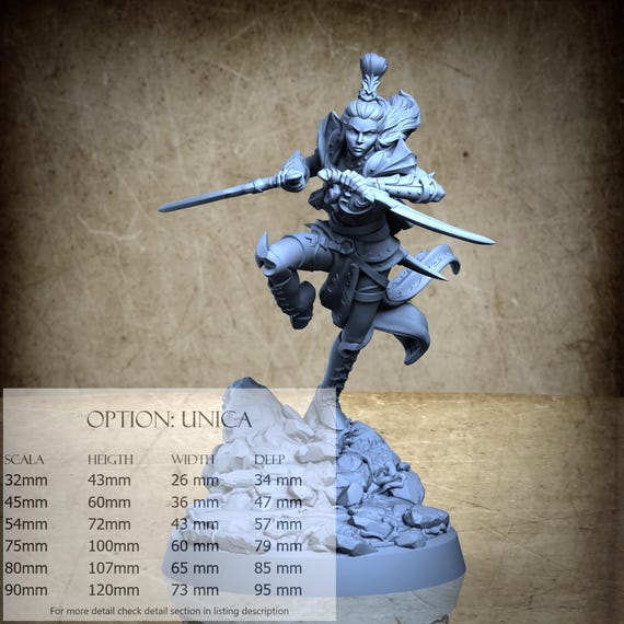 Yirda - The Silencer - 3D-Printed Resin Miniature | Archvillain Society XXXI Collection