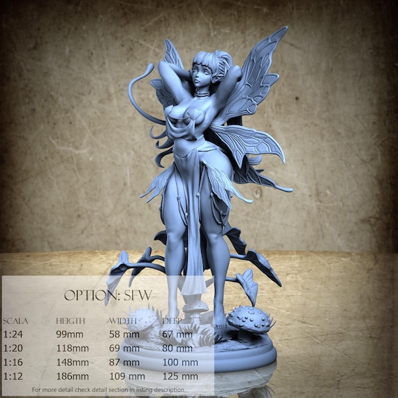 Lynetta, Pin-up (2 Stili), di Ronin Art Workshop, miniatura da assemblare e colorare, resina