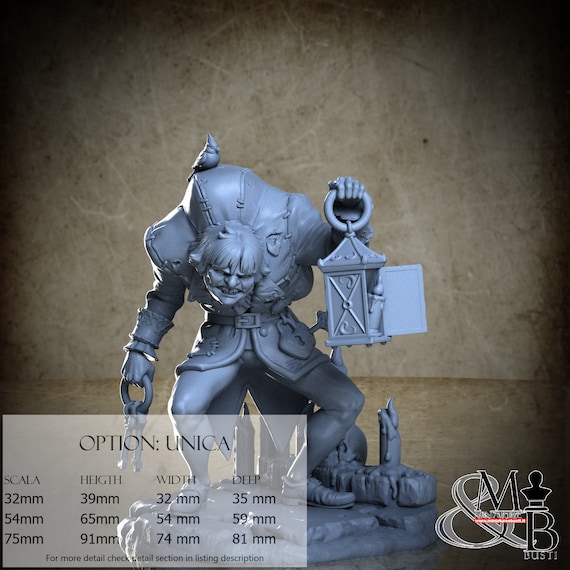 Boris Hangar - Deformed Butler, Archvillain Society XVI, by Archvillain Games, miniature to assemble and paint, resin