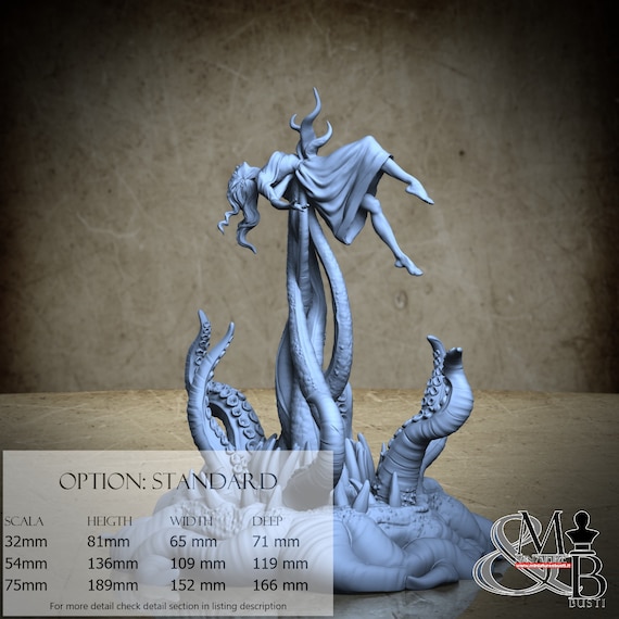 Sacrifice to the Ocean, Tides of the abyss (2 Styles), by Great Grimoire, miniature to assemble and paint, resin