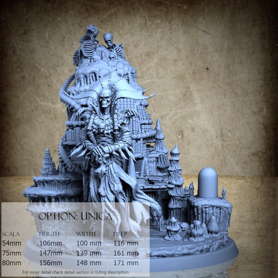 Urul - The Eternal Archivist - 3D-Printed Resin Miniature | Bestiary X Archvillain Collection