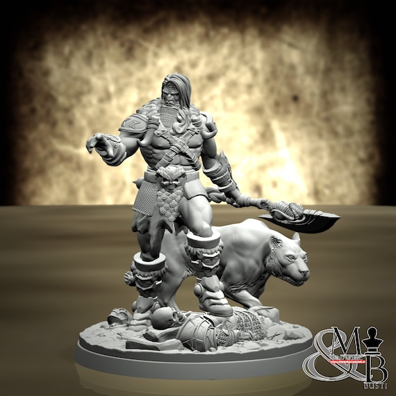Nimrod, miniature to assemble and color, in resin