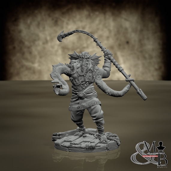 Sky Kraken Accolytes, minatura in resina da montare e colorare, giochi di ruolo, DnD, RPG, GDR, Archvillain Games