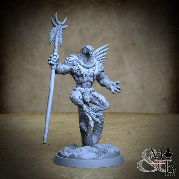 Ishmael, Seeds of the serpent, by Clay Cyanide Miniature, miniature to assemble and color, resin