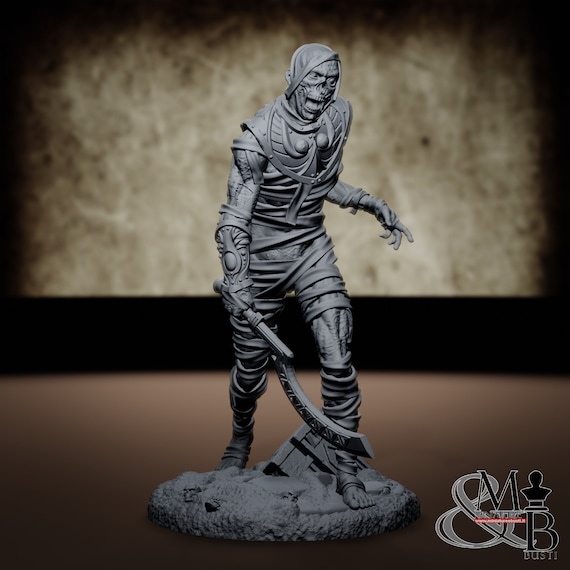 Giant Mummy, resin miniature to assemble and color, role-playing games, DnD, RPG, GDR, Archvillain Games