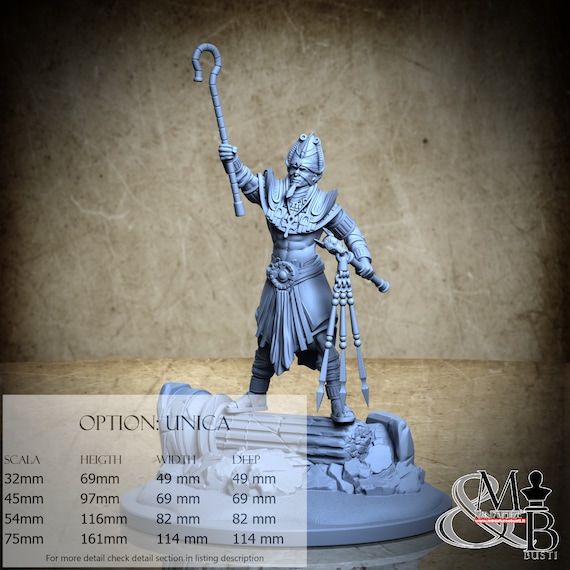 Osiris, Ancient Egypt, by Clay Cyanide Miniature, miniature to assemble and color, resin