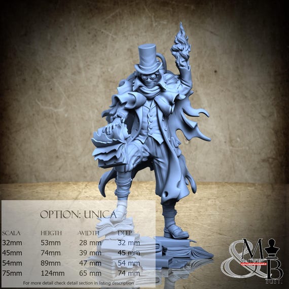 Ambrose Quillan, City 451, by Great Grimoire, miniature to assemble and paint, resin