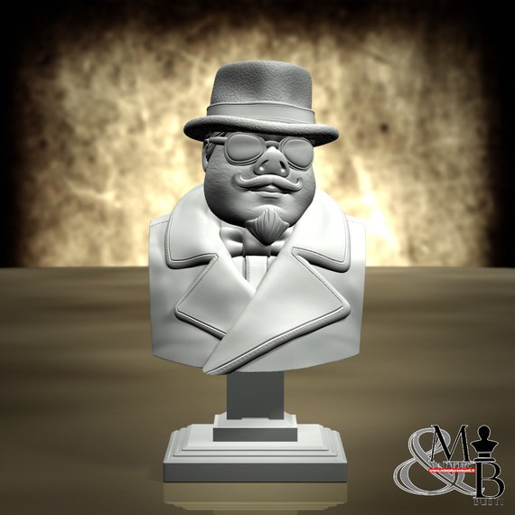 BimbolRoco BUST, Fantasy Kingdom, by Clay Cyanide Miniature, miniature to assemble and color, resin