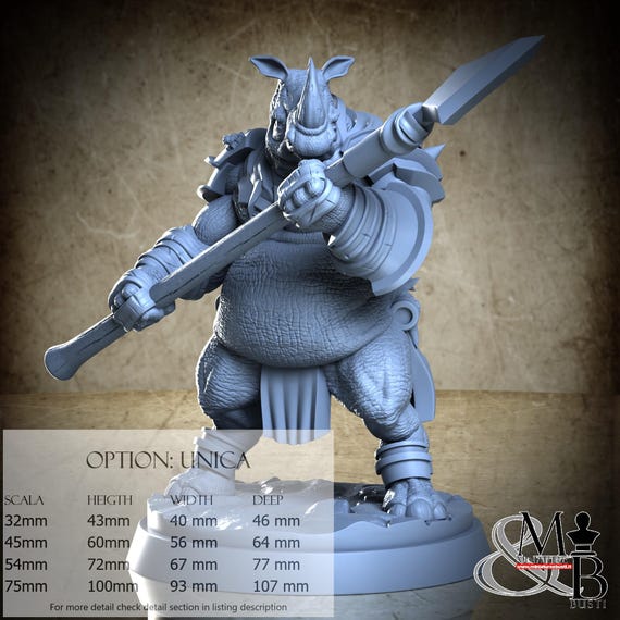 Hossu, BattleBorta, by Clay Cyanide Miniature, miniature to assemble and paint, resin