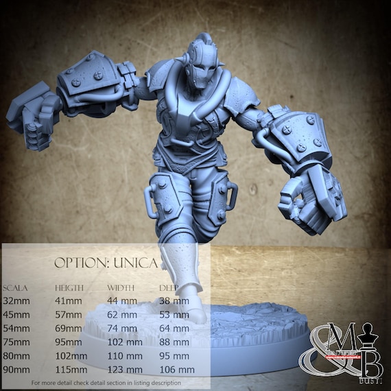 Flux, Forgebound Dominion, by Clay Cyanide Miniatures, miniature to assemble and paint, resin