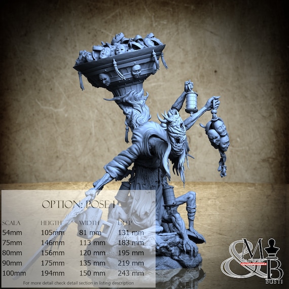 Jinja Obake, Zetsumei - Path of the Demon (4 Stili), di Archvillain Games, miniatura da assemblare e colorare, resina