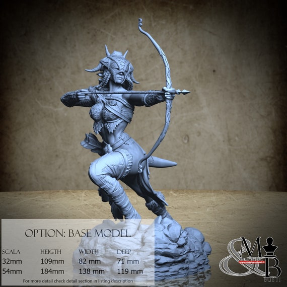 Frost Giant Valkyrie, Frostburn Horror (3 Styles), by Archvillain Games, miniature to assemble and paint, resin