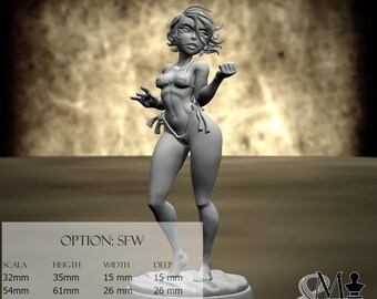 Shirley, M5 (2 Stili), di Ronin Art Workshop, miniatura da assemblare e colorare, resina