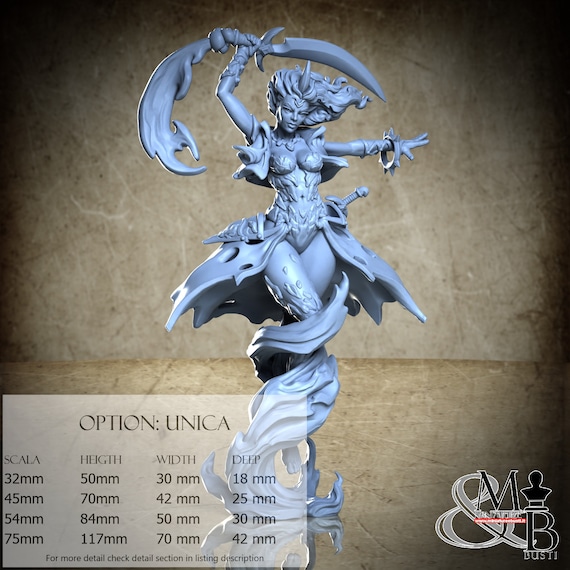 Phoenix, the Fire Warrior, Elemental Awakening, Great Grimoire, miniature to assemble and color, in resin