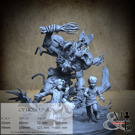 Kramppus, M10, by Ronin Art Workshop, miniature to assemble and paint, resin