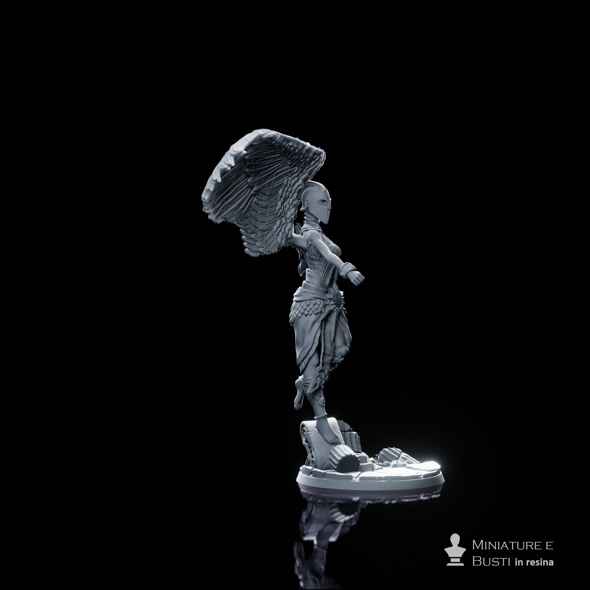 Celestial Messanger 2 resina femenina miniatura para montar - Etsy