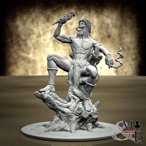 Kapre, Philippine Mythology, by Clay Cyanide Miniature, miniature to assemble and paint, resin