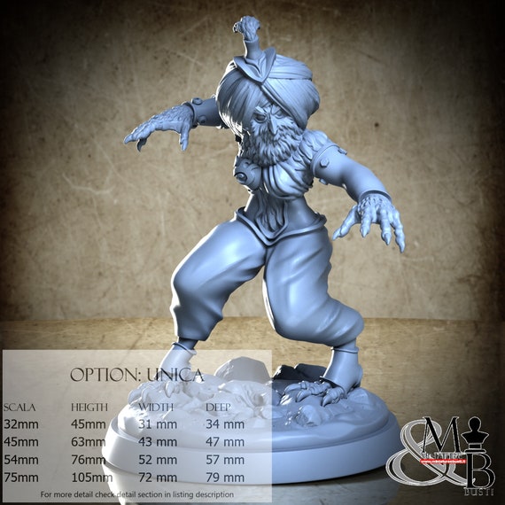 Kulasisi, Brotherhood of Burneks, by Clay Cyanide Miniatures, miniature to assemble and paint, resin